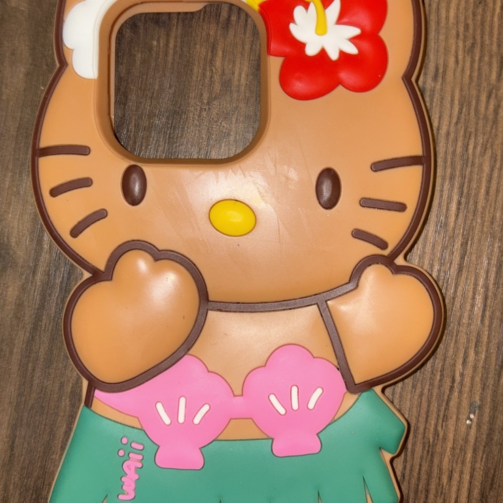 Hello Kitty Brown Hawaiian Phone Case 🌺